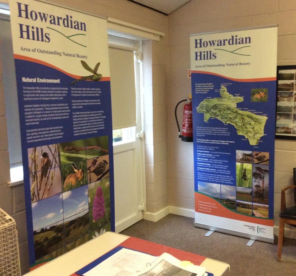 Posters about the Howardian Hills AONB
