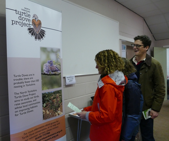 Poster about the Howardian Hills Turtle Dove Project